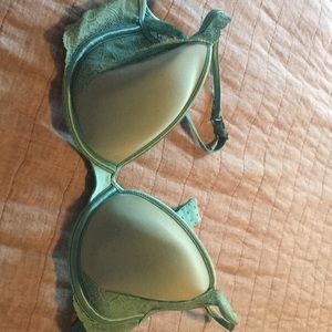 Victoria’s Secret lined Demi bra 36B turquoise